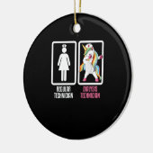 Niere Spender ich teilte meine Spare hässliche Wei Keramik Ornament (Links)