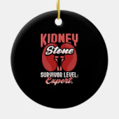 Niere Stone Operation Erholung Keramik Ornament (Hinten)