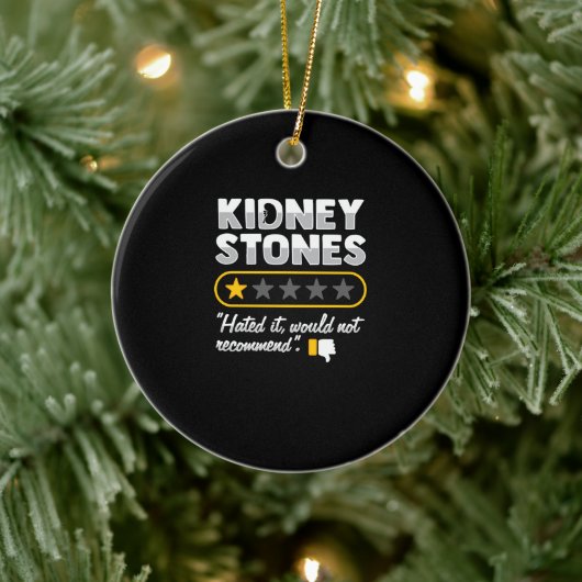 Niere Stone Operation Erholung Keramik Ornament (Baum)