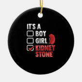 Niere Stone Operation Erholung Keramik Ornament (Vorne)