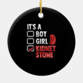 Niere Stone Operation Erholung Keramik Ornament (Hinten)