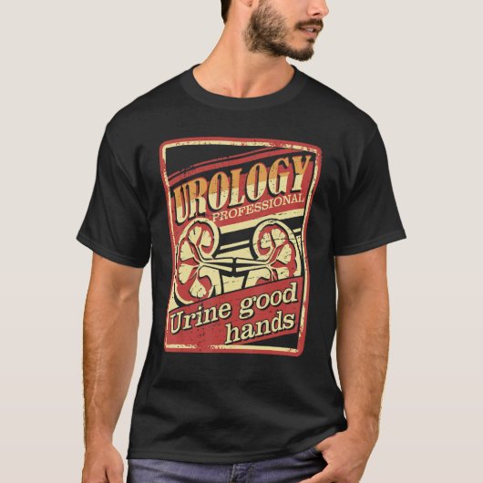 Niere Urin Gute Hände Urologie T-Shirt (Vorderseite)