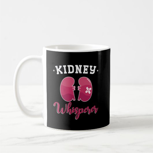 Niere Whisperer Dialysis Nurse Nephrologie Tech Kaffeetasse (Links)