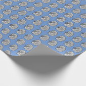 Nieren, blau geschenkpapier (Ecke)