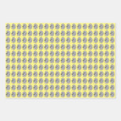 Nieren, gelb geschenkpapier set (Vorderseite)