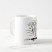 Nieren gerade seiend (Niere Nephron) Kaffeetasse (Vorderseite Links)