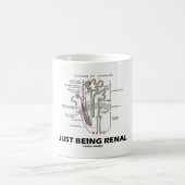 Nieren gerade seiend (Niere Nephron) Kaffeetasse (Mittel)