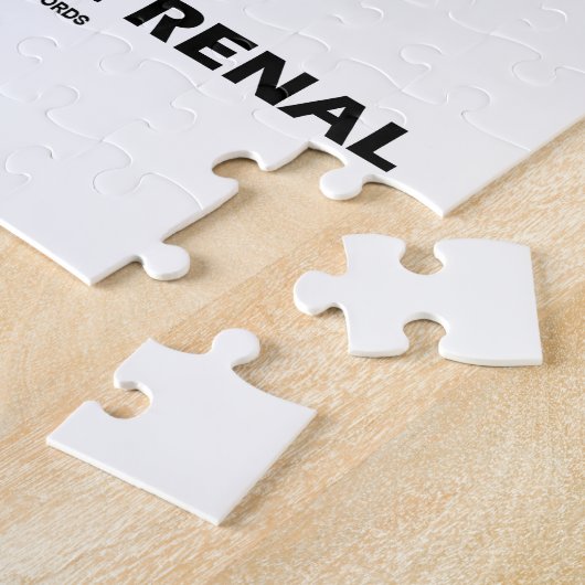 Nieren gerade seiend (Niere Nephron NierenSpaß) Puzzle (Seite)