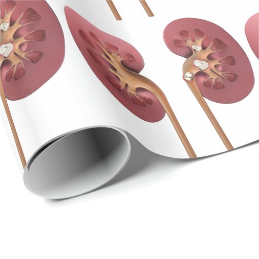 Nieren Geschenkpapier (Rolleneckpunkt)