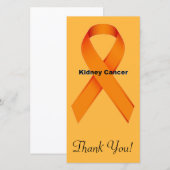 Nieren-Krebs Dankeskarte (Vorne/Hinten)