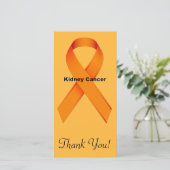 Nieren-Krebs Dankeskarte (Stehend Vorderseite)