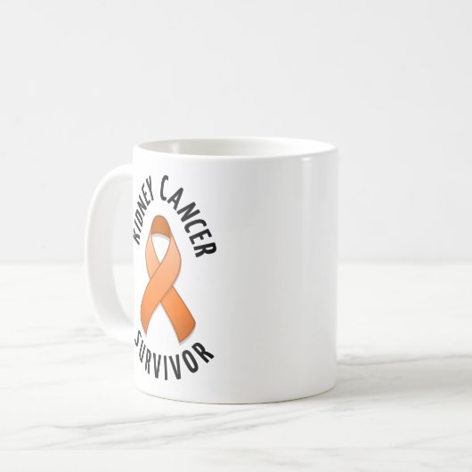 Nieren-Krebs-Überlebend-Tasse Kaffeetasse (Vorderseite Links)