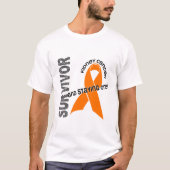 Nieren-Krebs-Überlebender T-Shirt (Vorderseite)