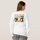 Nieren-Krebs verwirrt mit dem falschen Küken T-Shirt (Schwarz voll)