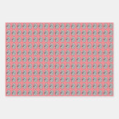 Nieren, Rose Geschenkpapier Set (Vorderseite 2)