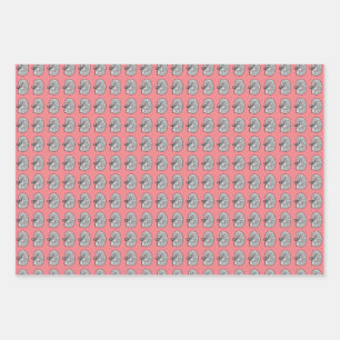 Nieren, Rose Geschenkpapier Set