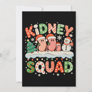 Nieren-Team Dialyse-Krankenschwester Weihnachten X Einladung