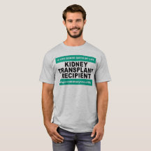 Nieren-Transplantations-Empfänger - helle Shirts