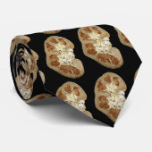 Nierenabschnitt auf schwarz krawatte (Gerollt)