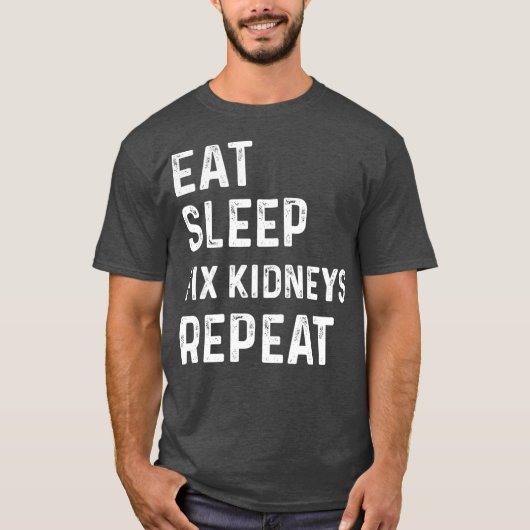 Nierenarzt gibt Dialysis Tech Nephrologie T-Shirt (Vorderseite)