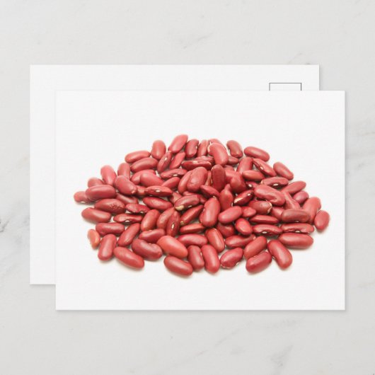 Nierenbohnen Postkarte (Vorne/Hinten)