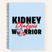 Nierendialyse Warrior Nierenerreger Notizblock (Vorderseite)
