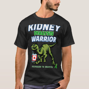 Nierendialysekrieger Hämodialyse Patient Dinos T-Shirt