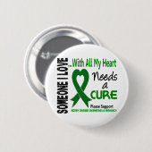 Nierenerkrankung benötigt eine Heilung 3 Button (Vorne & Hinten)