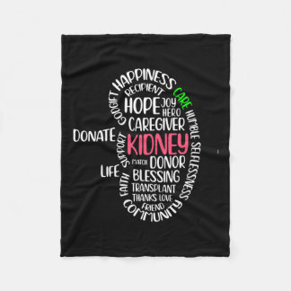 Nierenerkrankung Bewusstsein für Transplantation O Fleecedecke