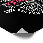 Nierenerkrankung Bewusstsein für Transplantation O Poster (Ecke)