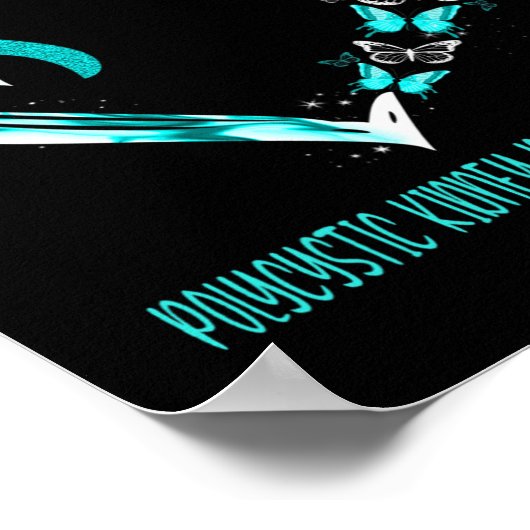 Nierenerkrankung Bewusstsein ich bin Überlebender  Poster (Ecke)