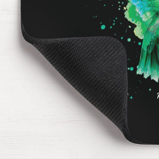 Nierenerkrankung Bewusstsein Sonnenblume Hummingbi Mousepad (Ecke)