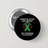 Nierenerkrankung Bit Ich bin ein bisschen schwieri Button (Vorne & Hinten)