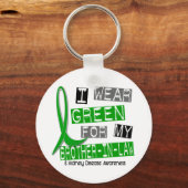 Nierenerkrankung, die ich für meinen Schwager grün Schlüsselanhänger (Vorderseite)