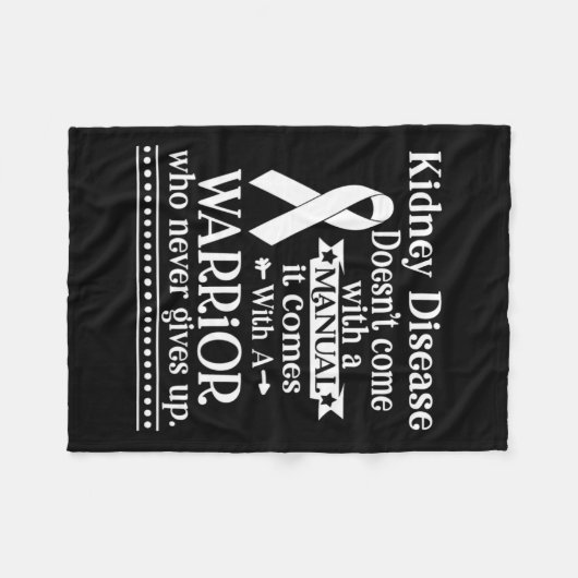 Nierenerkrankung enthält keine manuellen Auszeichn Fleecedecke (Vorderseite (Horizontal))