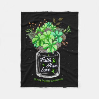 Nierenerkrankung Glaube Liebe Hoffnung Blume Jar A Fleecedecke