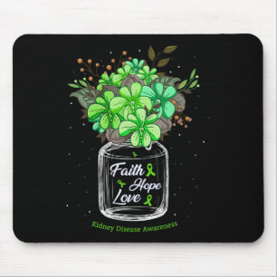 Nierenerkrankung Glaube Liebe Hoffnung Blume Jar A Mousepad