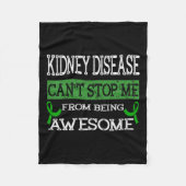 Nierenerkrankung kann mich nicht davon abhalten, P Fleecedecke (Vorderseite)