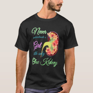 Nierenerkrankung Sensibilisierung der Girl-Spender T-Shirt