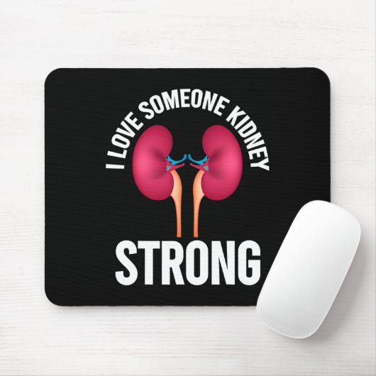Nierenerkrankung Shirt Mousepad (Mit Mouse)