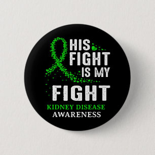 Nierenerkrankung Überlebende der grünen Ribbon-Män Button