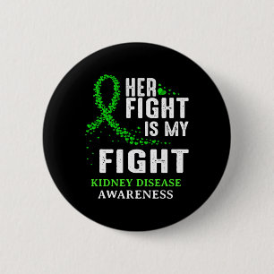 Nierenerkrankung Überlebende der grünen Ribbon-Män Button