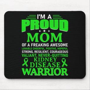 Nierenerkrankungen Sensibilisierung für grüne Mama Mousepad