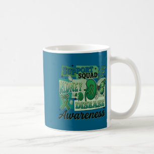 Nierenkrankheit-Bewusstsein Unterstützer-Team Kaffeetasse