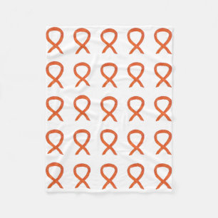 Nierenkrebs-Bewusstsein Ribbon weiche Fleece Blank