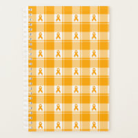 Nierenkrebs-Bewusstseins-Kariertagebuch, Orange