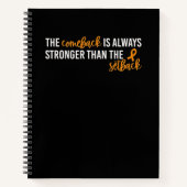 Nierenkrebs Das Comeback ist immer stärker Notizblock (Vorderseite)