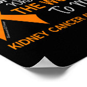 Nierenkrebs für jemanden, der die Welt bedeutet, Poster (Ecke)