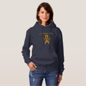 Nierenkrebs Ladys Hoodie (Vorne ganz)