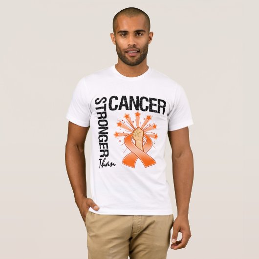 Nierenkrebs - stärker als Krebs2 T-Shirt (Vorne ganz)